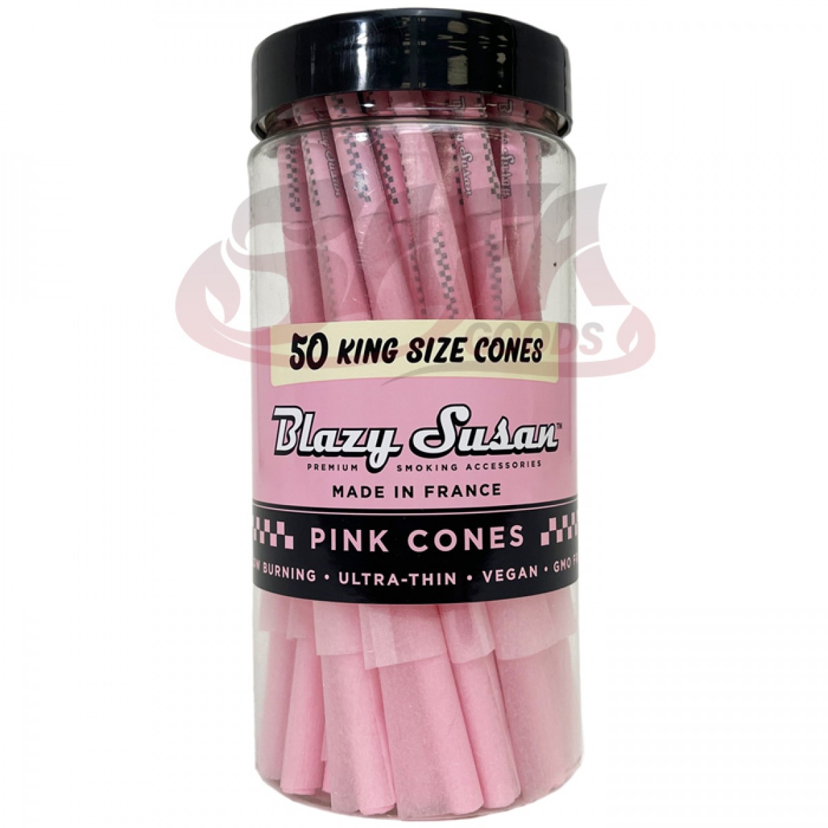 Blazy Susan - Pink Cones King Size - 50CT Jar